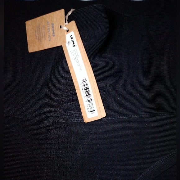 NWT SKIMS KNIT BEACHWEAR HIGH-WAISTED BIKINI BOTTOM ONYX 2X - Picture 2 of 2